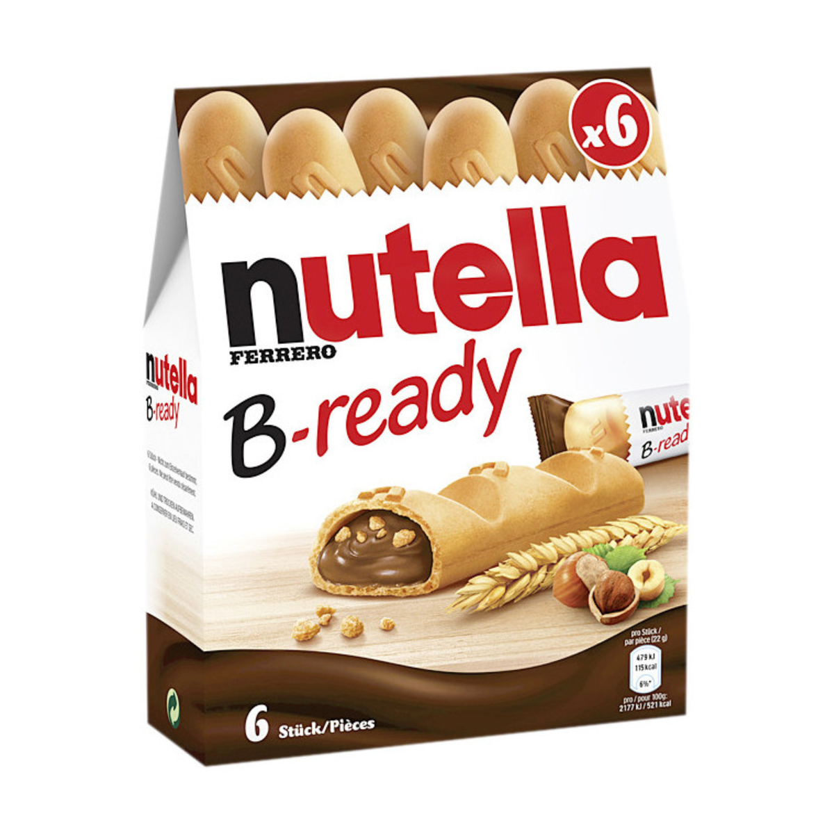 Nutella B-Ready 6ST 132g