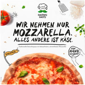 Gustavo Gusto Steinofenpizza Margherita 410g