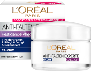 Loreal Dermo Anti-Falten Experte Nacht Calcium 55+ Feuchtigkeitspflege 50ml
