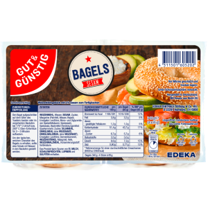 GUT&GÜNSTIG Bagels Sesam 340g