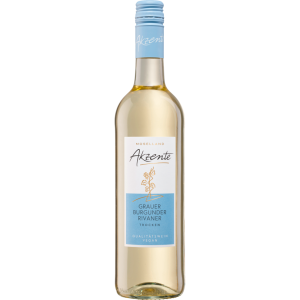 Moselland Akzente Grauer Burgunder&Rivaner QbA trocken 0,75l