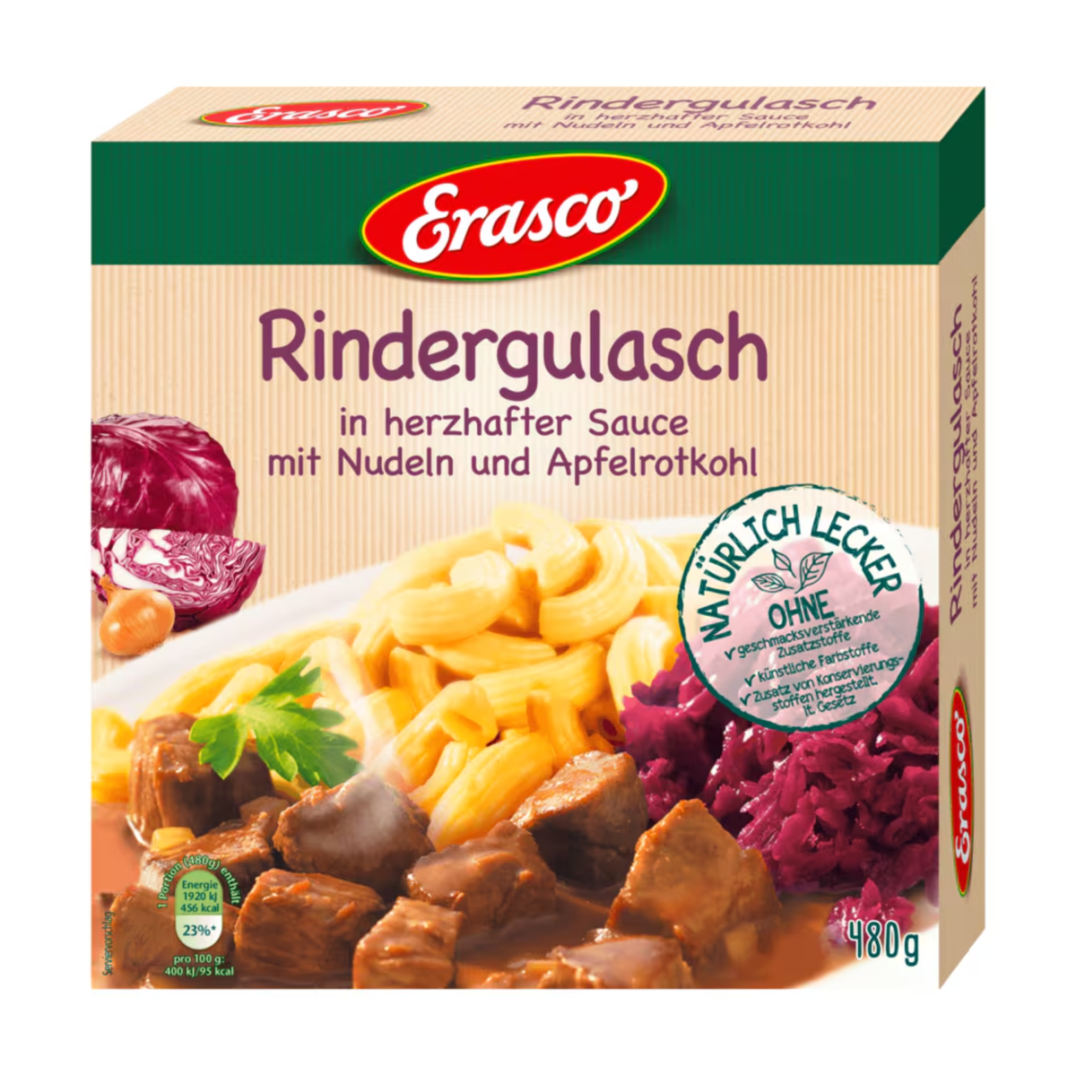 Erasco Menü Rindergulasch 480g