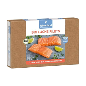 Bio Followfood Lachsfilets Salmo Salar netto 160g