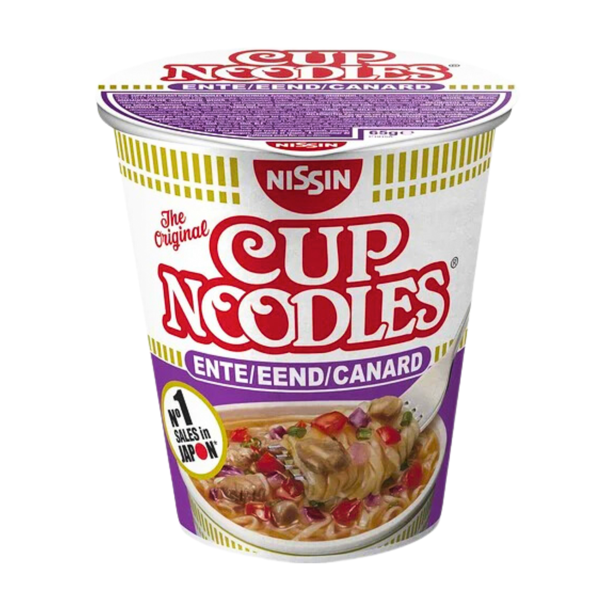 Nissin Стакан лапша утка 65g