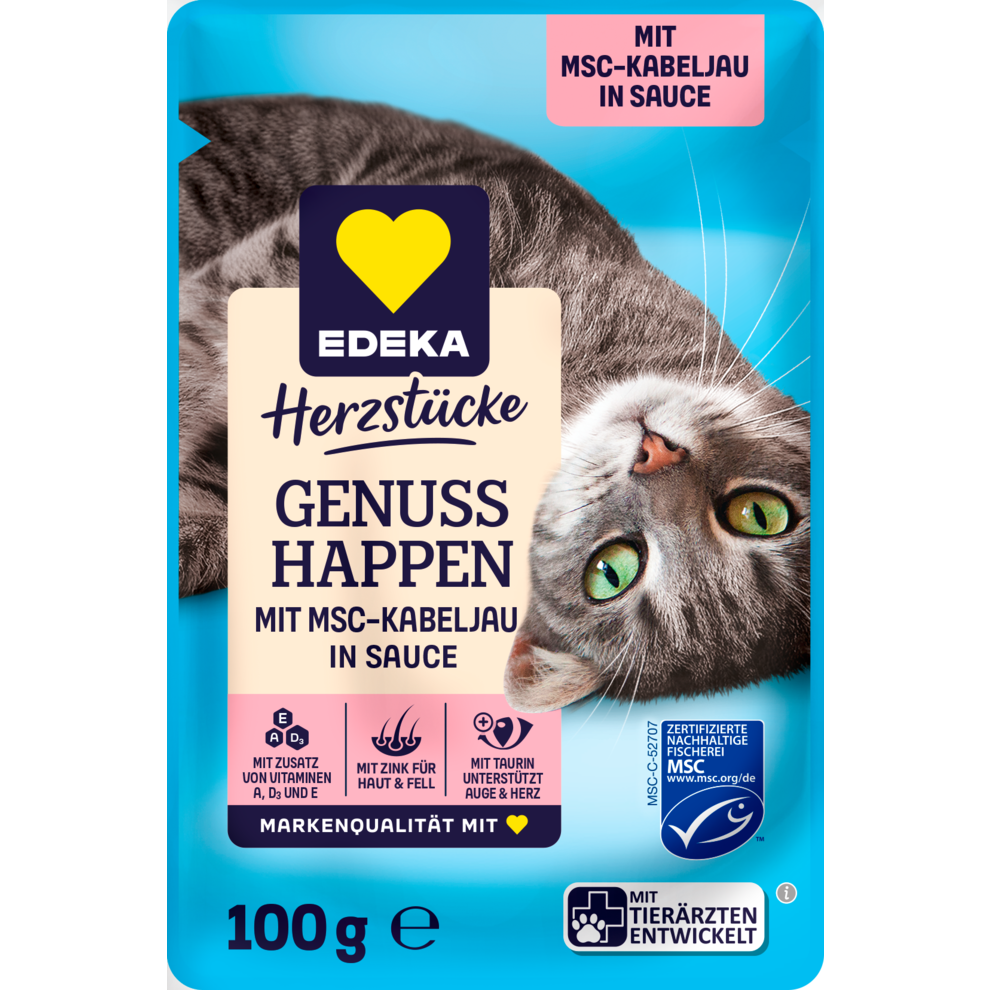 MSC EDEKA Genuss Happen Kabeljau 100g