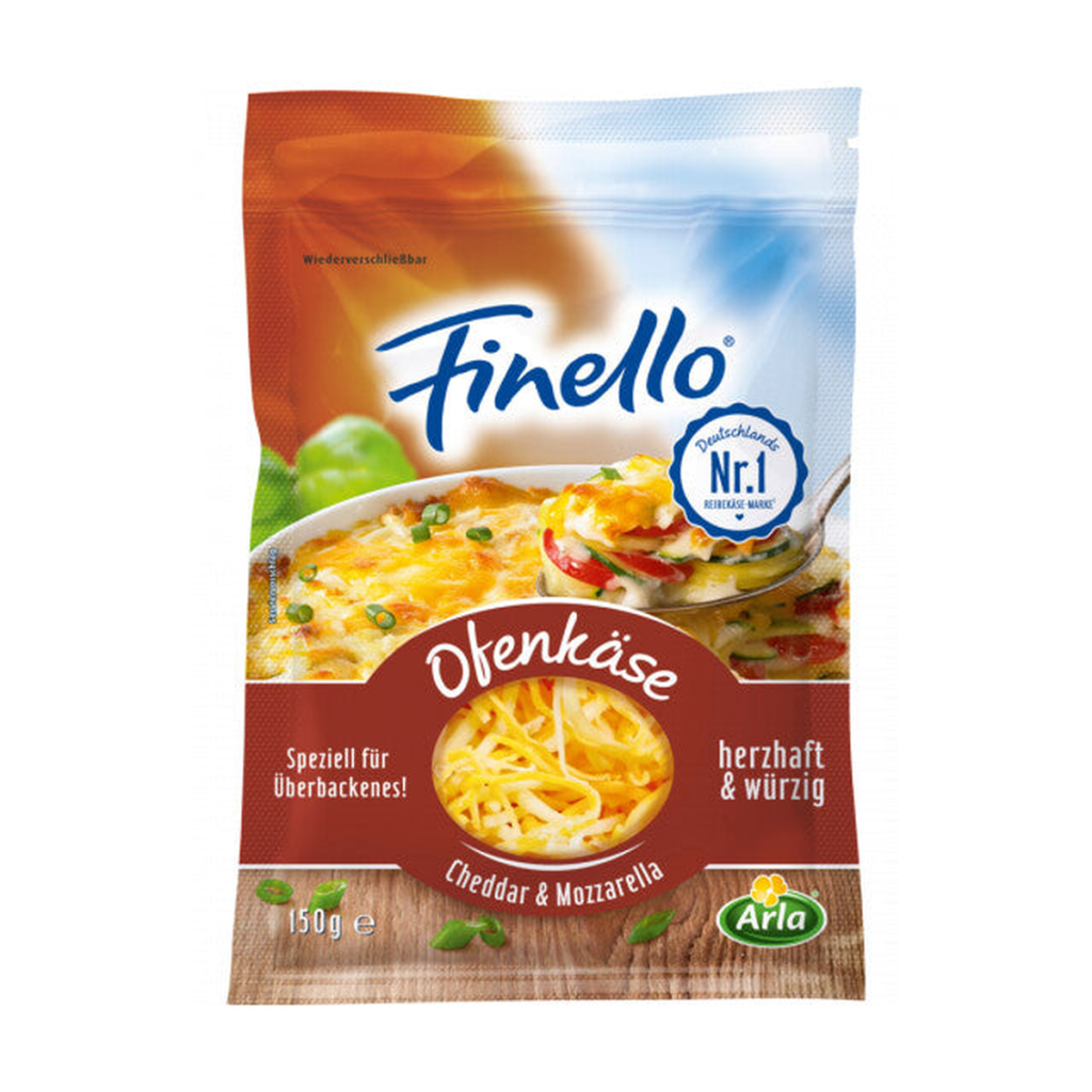 Arla Finello Ofenkäse gerieben 46% Vollfettstufe 150g