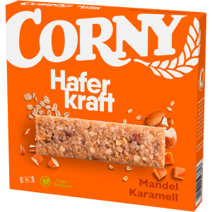 Corny Haferkraft Mandel-Karamell 4x35g