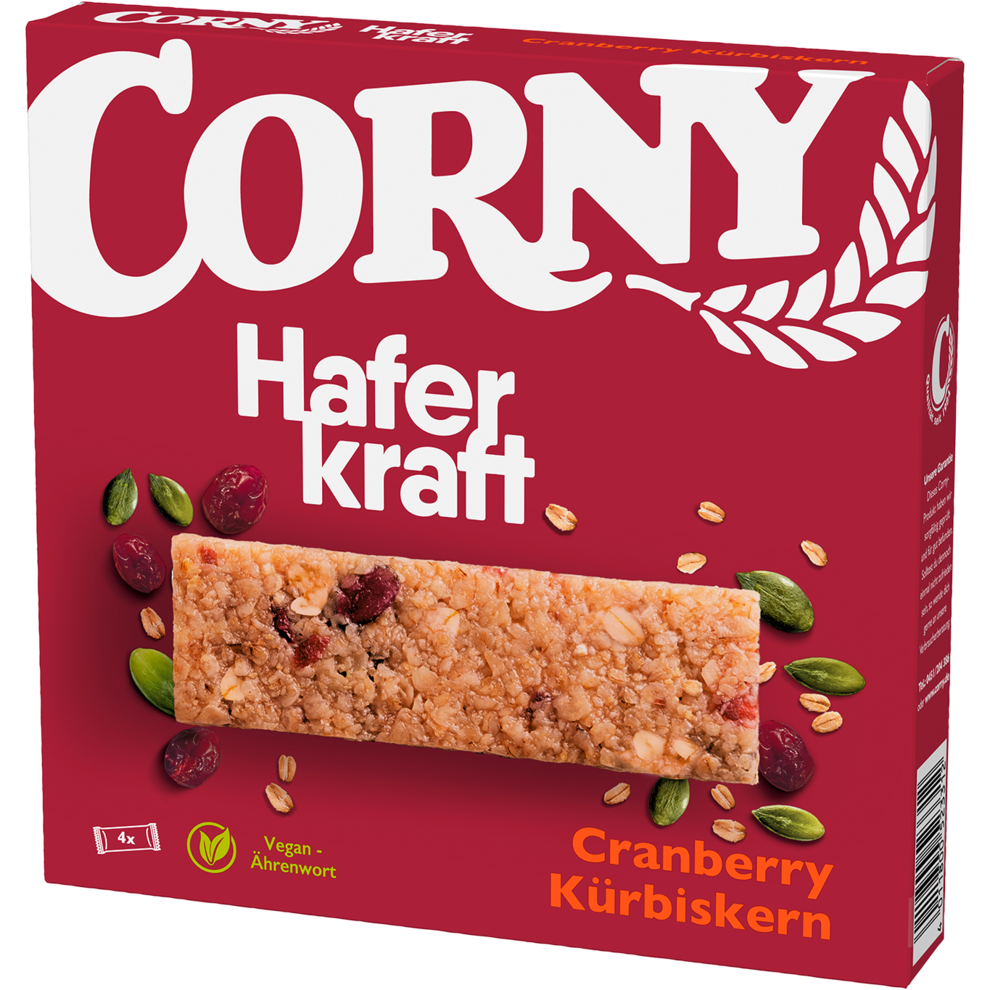 Corny Haferkraft Cranberry-Kürbiskern 4x35g