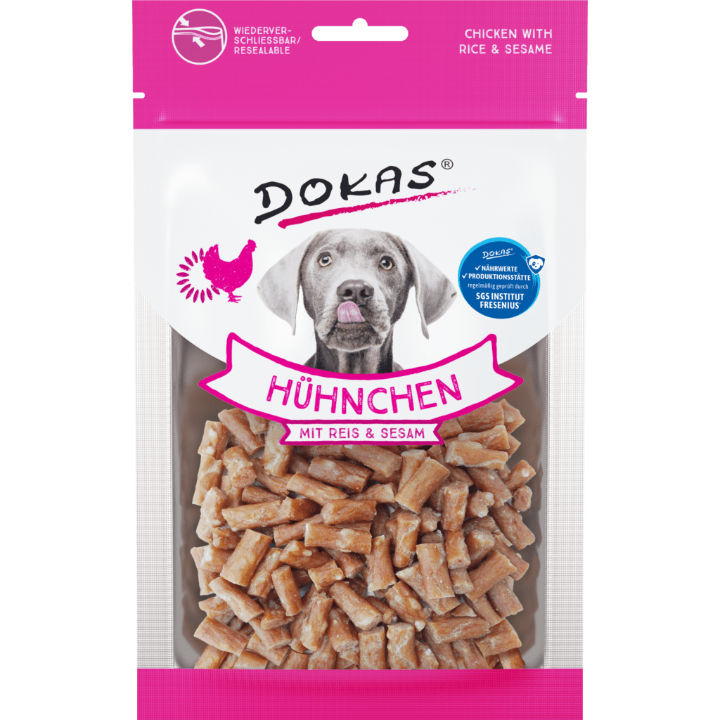 Dokas Hühnchen mit Reis&Sesam 70g