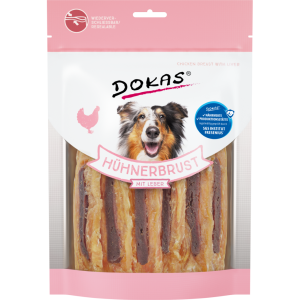 Dokas Hühnerbrust mit Leber 220g