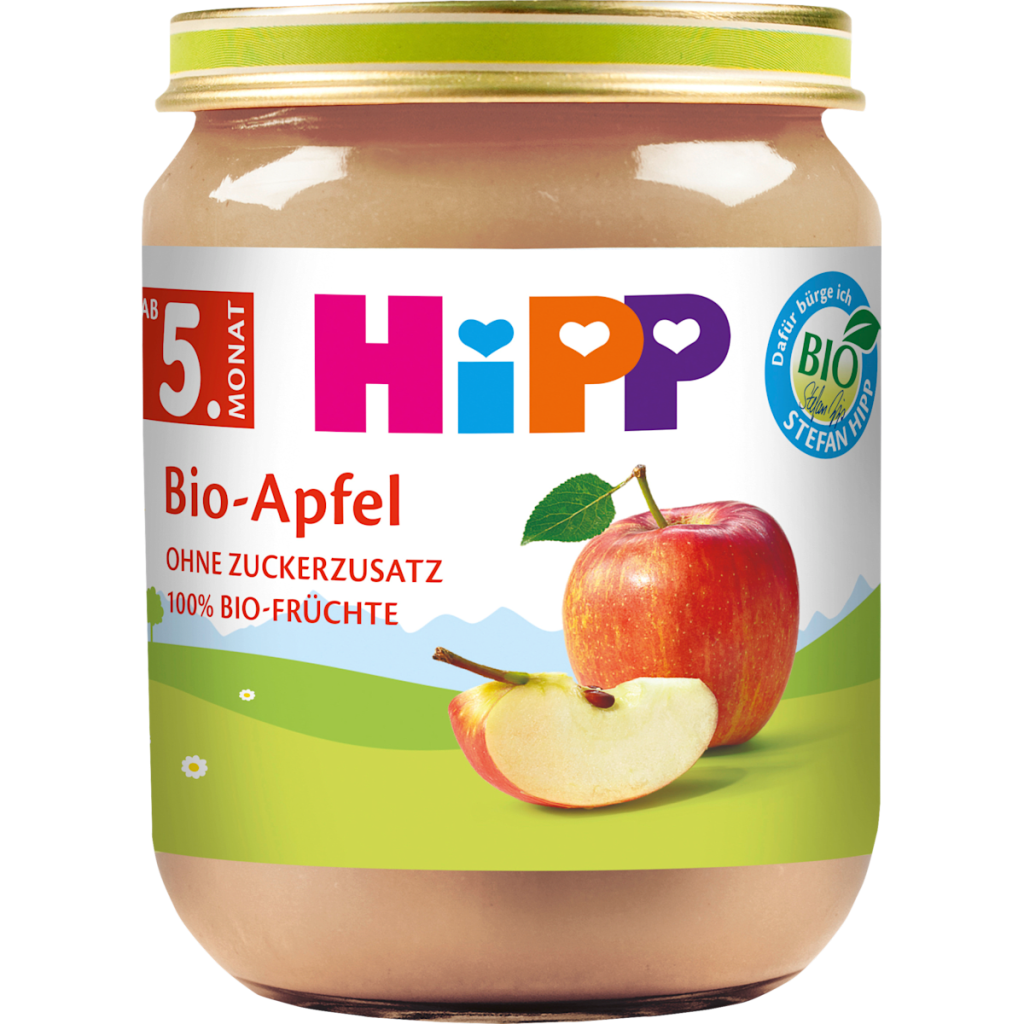 Bio Hipp фрукты яблоко, 5.Monat 125g