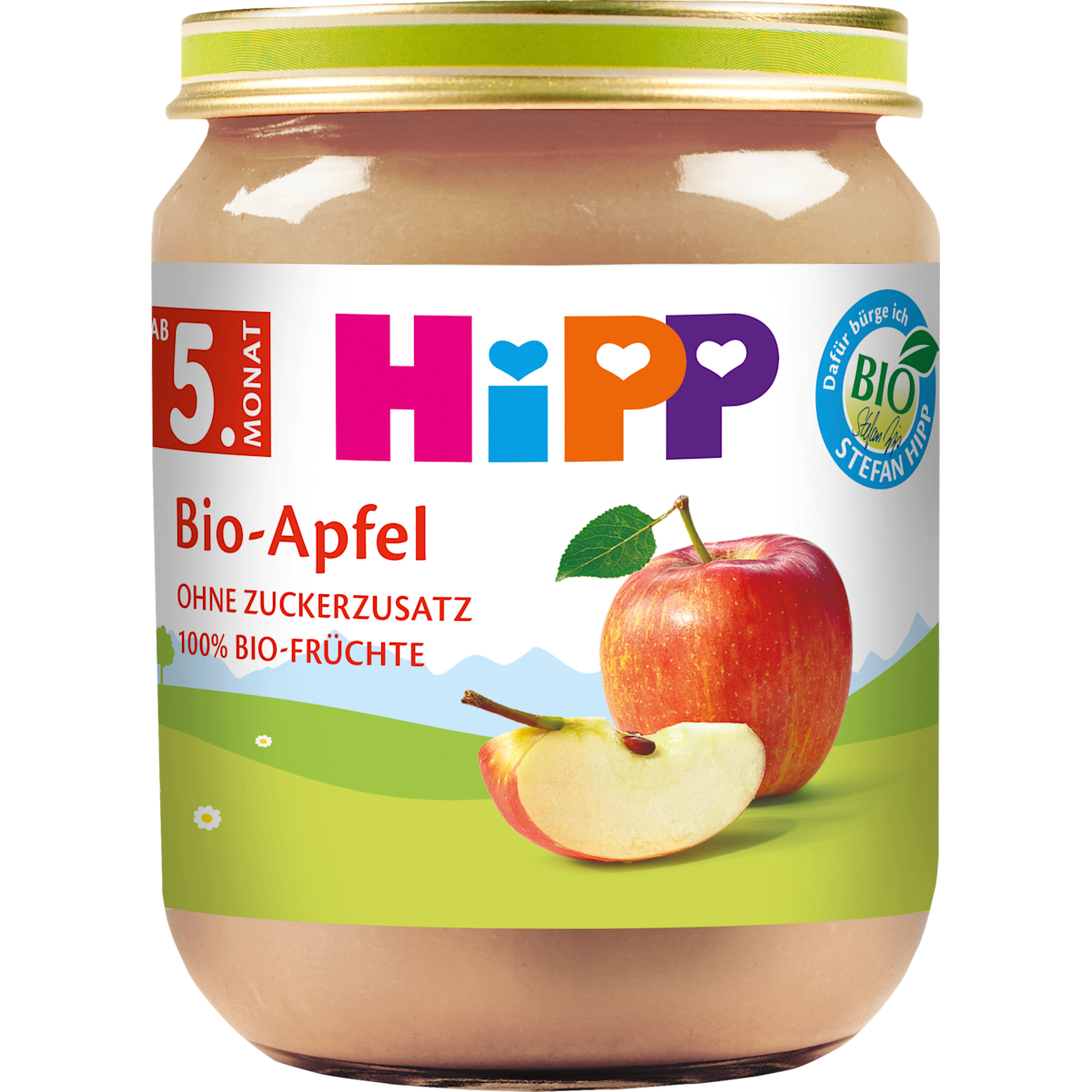 Bio Hipp фрукты яблоко, 5.Monat 125g