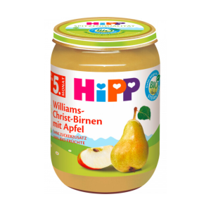 Bio Hipp Früchte Williams-Christ-Birnen mit Apfel ab 5.Monat 190g