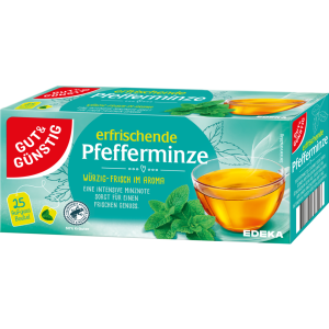 GUT&GÜNSTIG Pfefferminztee 25x2,25g