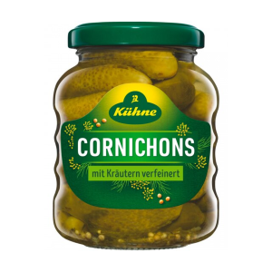 Kühne Cocktail Cornichons scharf 180g
