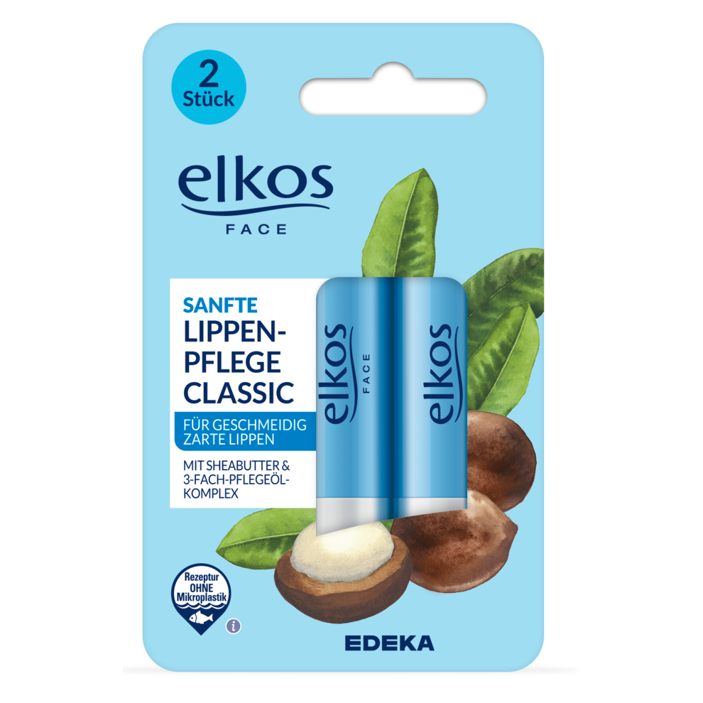 EDEKA elkos Lippenpflege classic 2ST