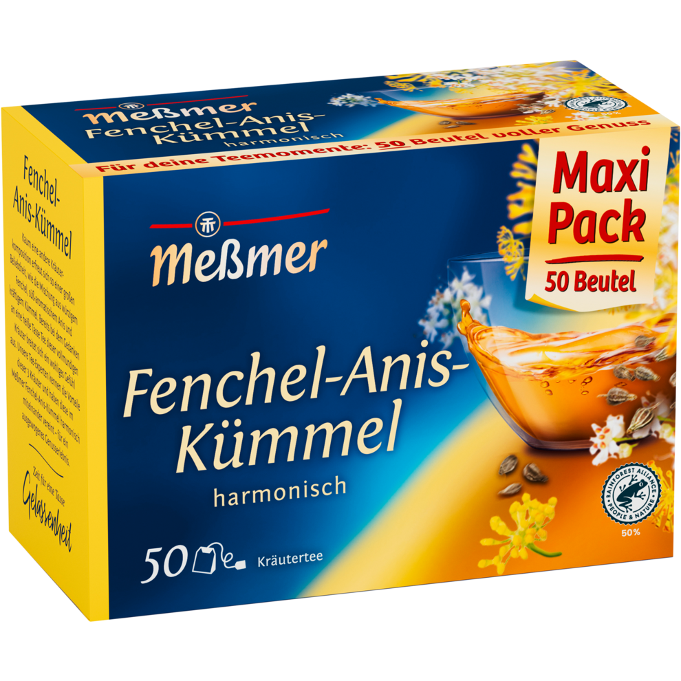 Meßmer Fenchel-Anis-Kümmel-Tee 50ST 100g