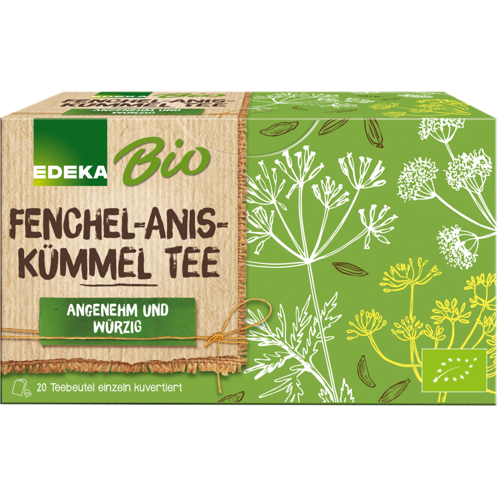 Bio EDEKA Fenchel-Anis-Kümmel Tee 20x2g