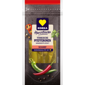 EDEKA Herzstücke grüne Pfefferonen scharf 250g
