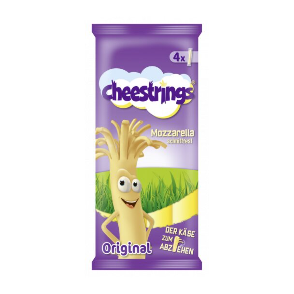 Kerry Cheestrings milde Käsestangen 40% Fettstufe 4x20g