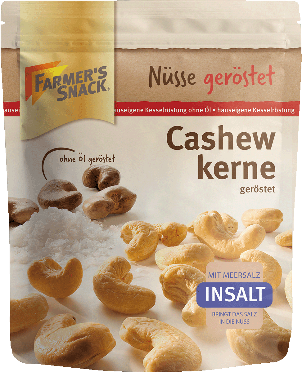 Farmer's Snack Cashewkerne geröstet&gesalzen 125g