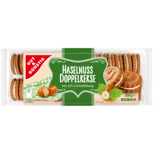 GUT&GÜNSTIG Doppelkeks Haselnuss 250g