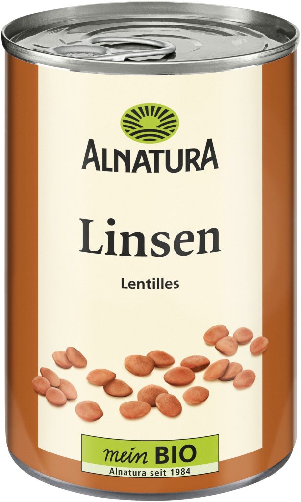 Bio Alnatura чечевица 400g