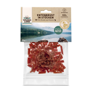 Wildes Land Katzen Snack Entenbrust 70g
