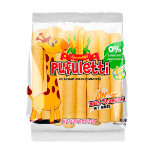 Pufuletti Maisstangen mit Hirse 60g