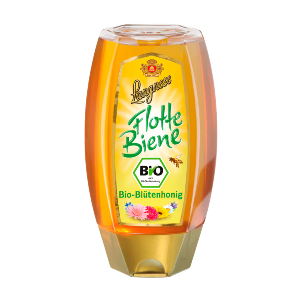 Bio Langnese Flotte Biene Blütenhonig flüssig 250g