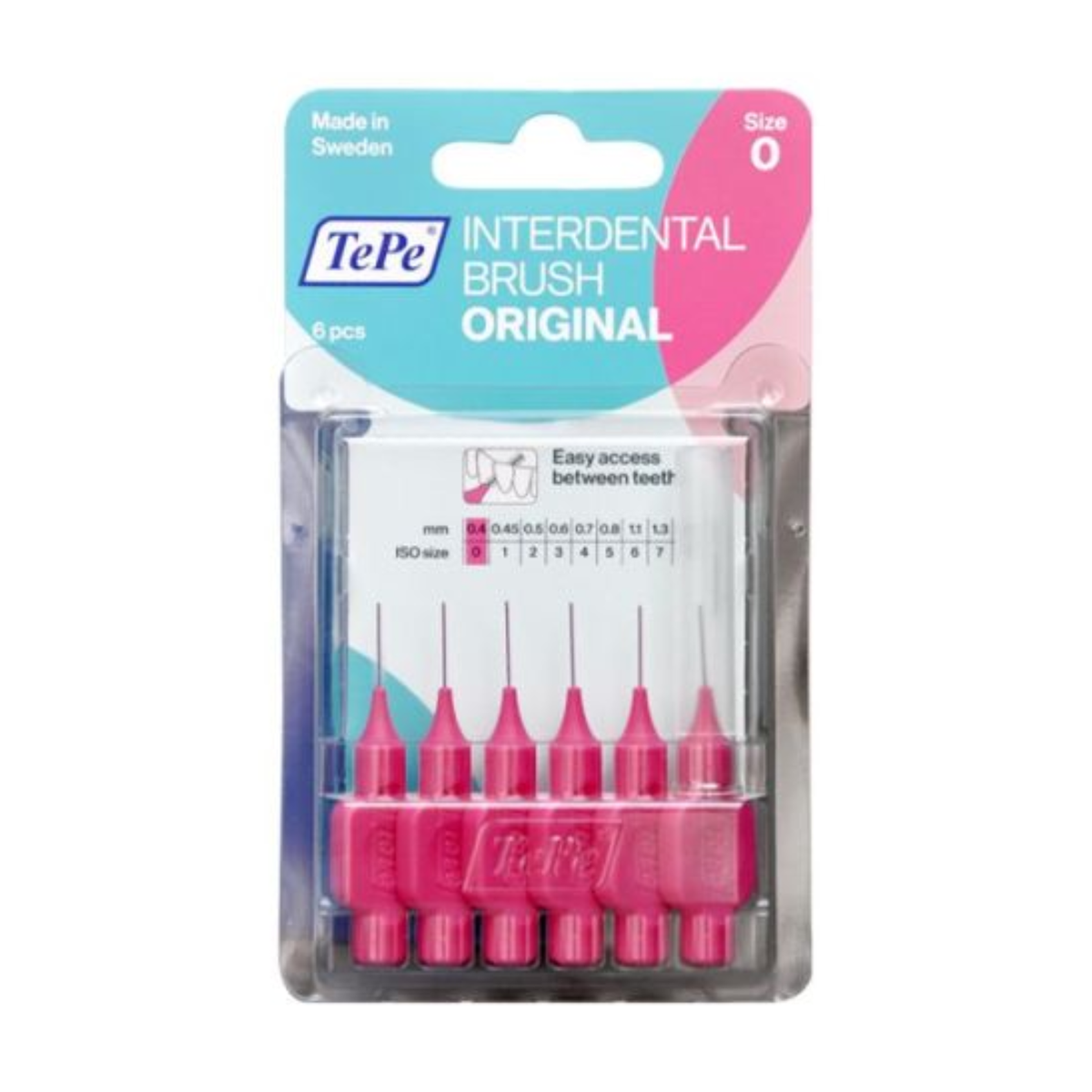TePe Original Interdentalbrush 0,4mm pink 8ST
