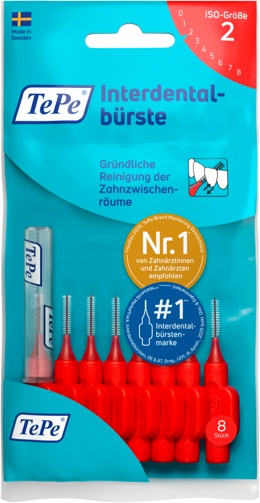 TePe Original Interdentalbrush 0,5mm rot 8ST