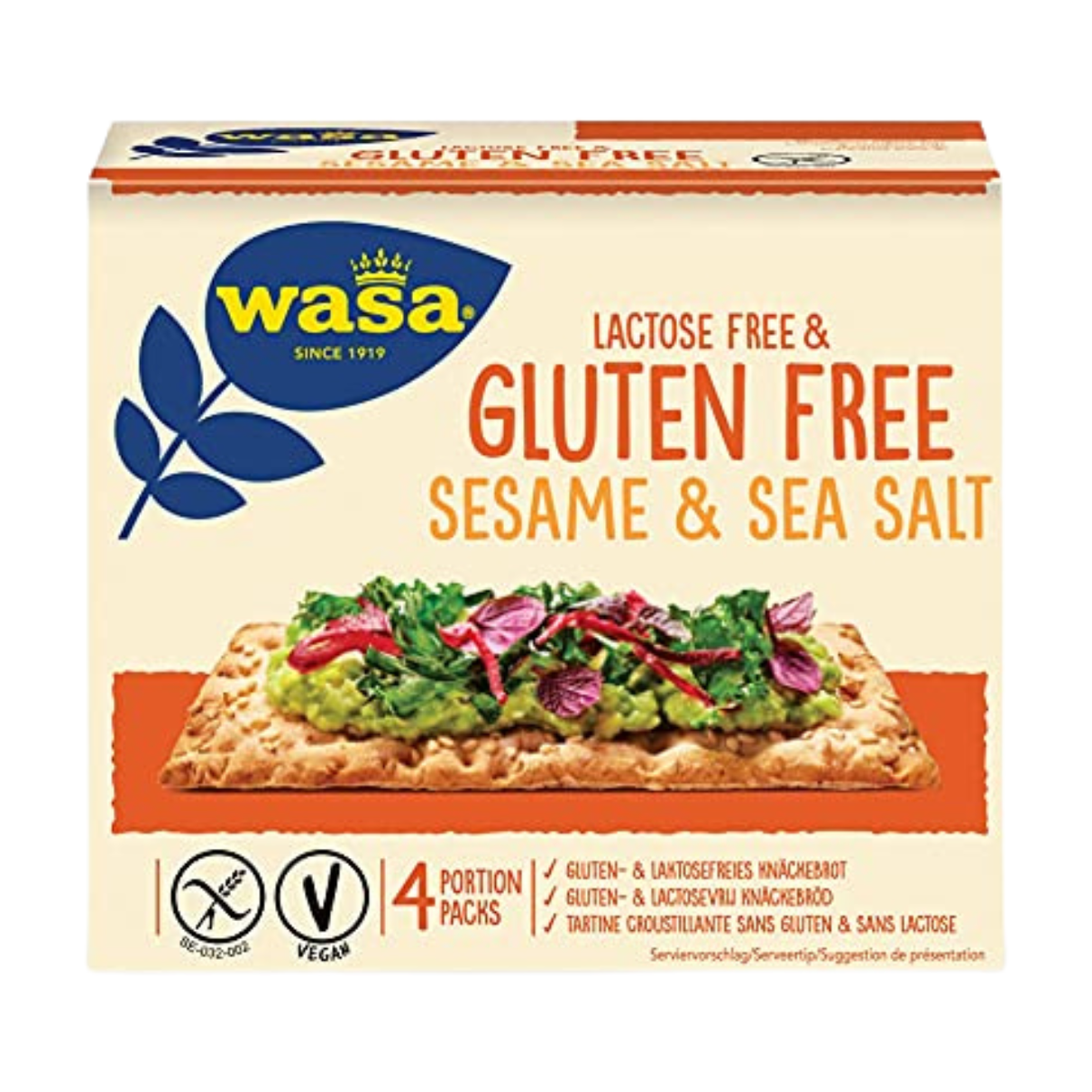 Wasa Sesame&Seasalt gluten- und laktosefrei 240g