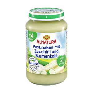 Demeter Alnatura Pastinaken mit Zucchini und Blumenkohl nach dem 4.Monat 190g