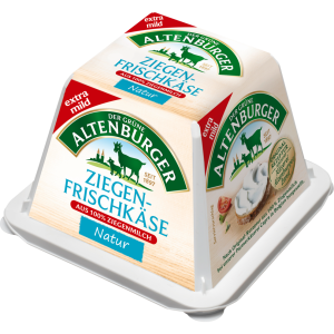 Der Grüne Altenburger Ziegen-Frischkäse Natur Pyramide 50% Rahmstufe 150g