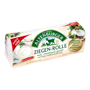 Der Grüne Altenburger Ziegen-Camembert Rolle 45% Vollfettstufe 150g