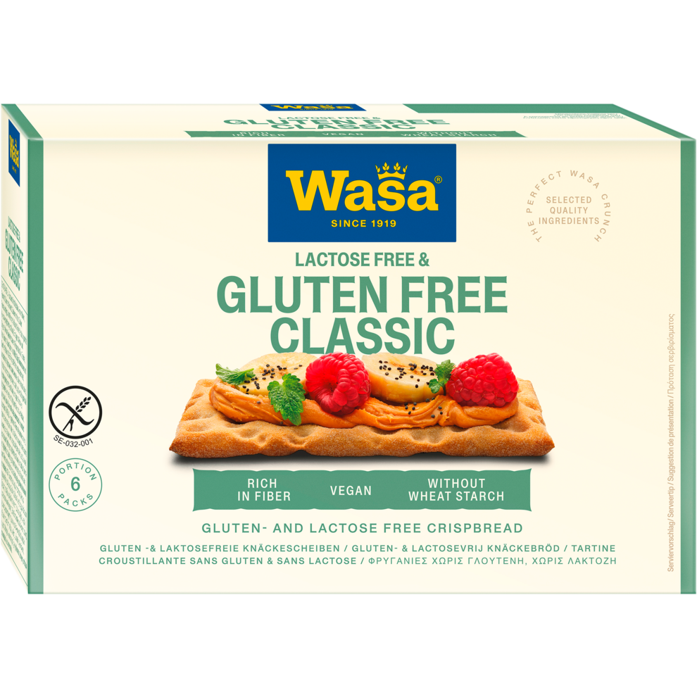 Wasa Knäckebrot Classic Gluten&Lactosefrei 240g