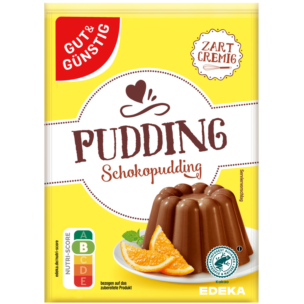 GUT&GÜNSTIG Puddingpulver Schokolade 3ST für 1,5l