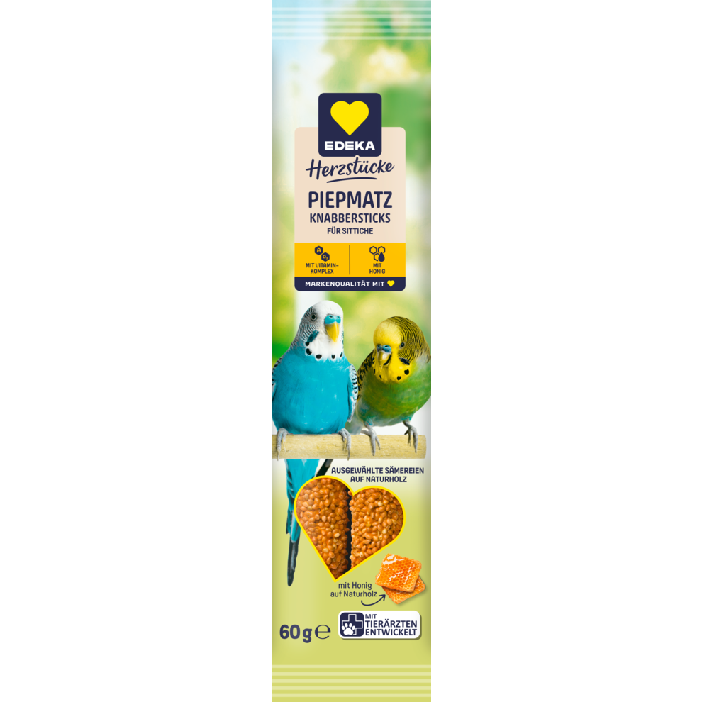 EDEKA Herzstücke Sittichsticks Honig 2ST 60g