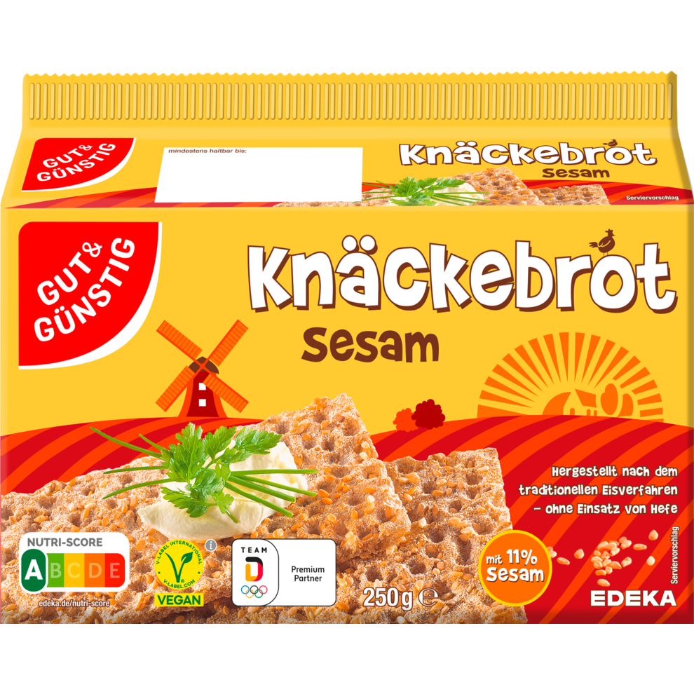 GUT&GÜNSTIG Хлебцы кунжут 250g