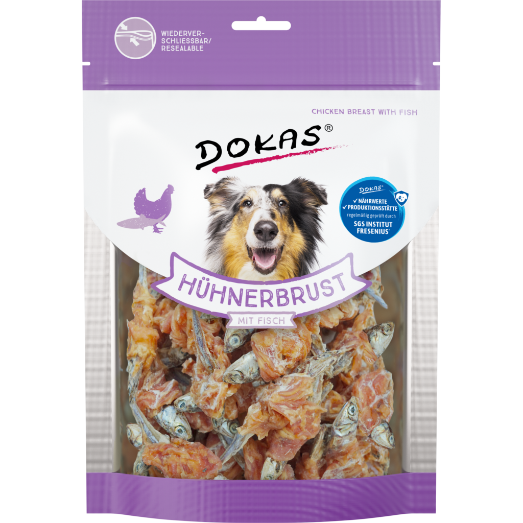 Dokas Куриная грудка, рыба 220g