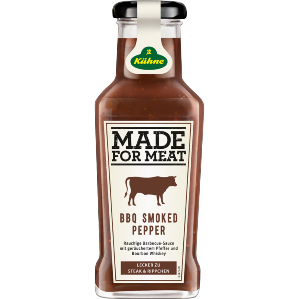 Kühne Würzsauce Made for Meat Smoked Pepper 235ml