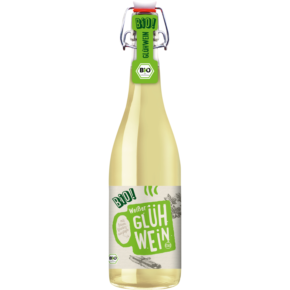 Bio Glühwein weiß Bügelverschluss 0,75l