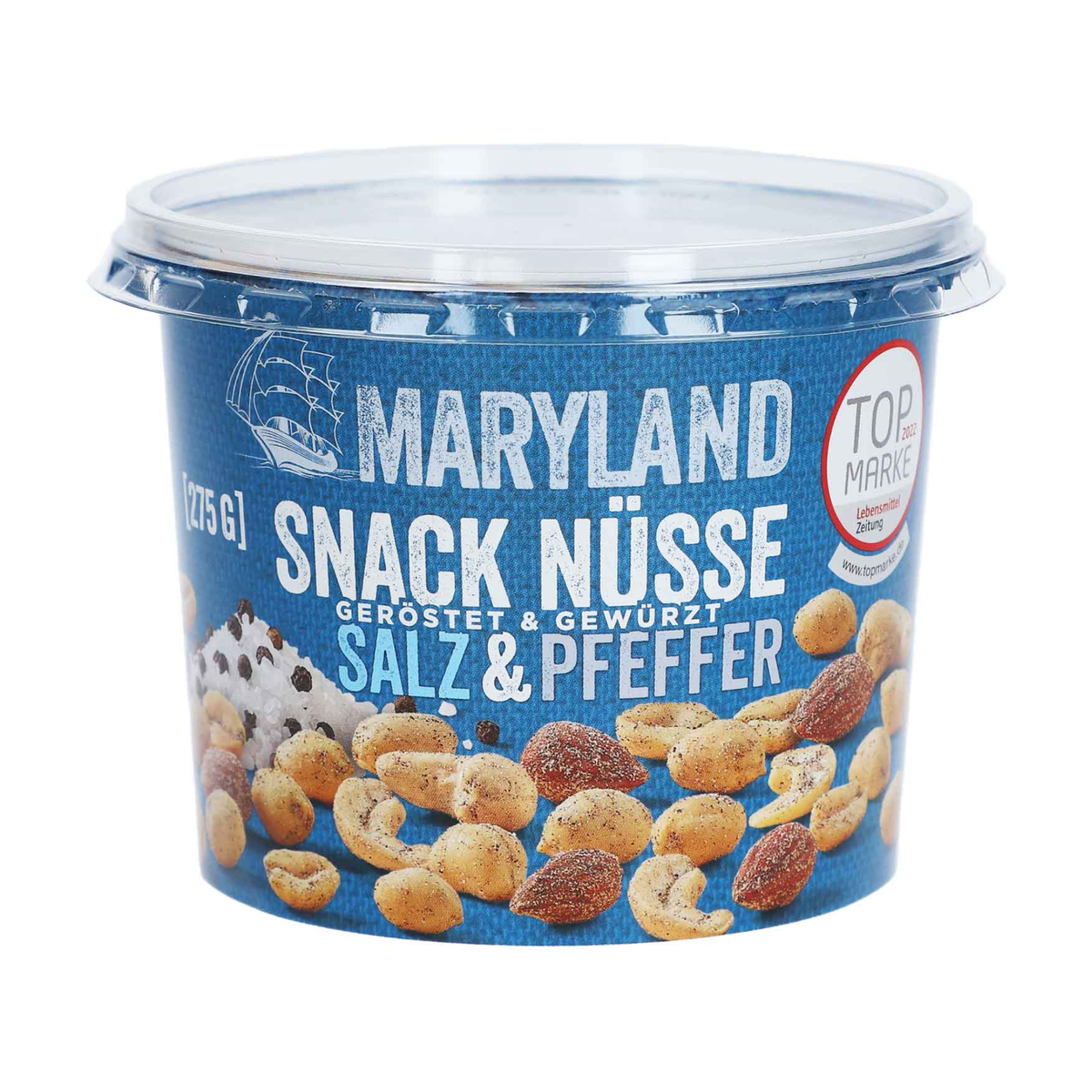 Maryland Snack Nüsse Salz-Pfeffer 275g