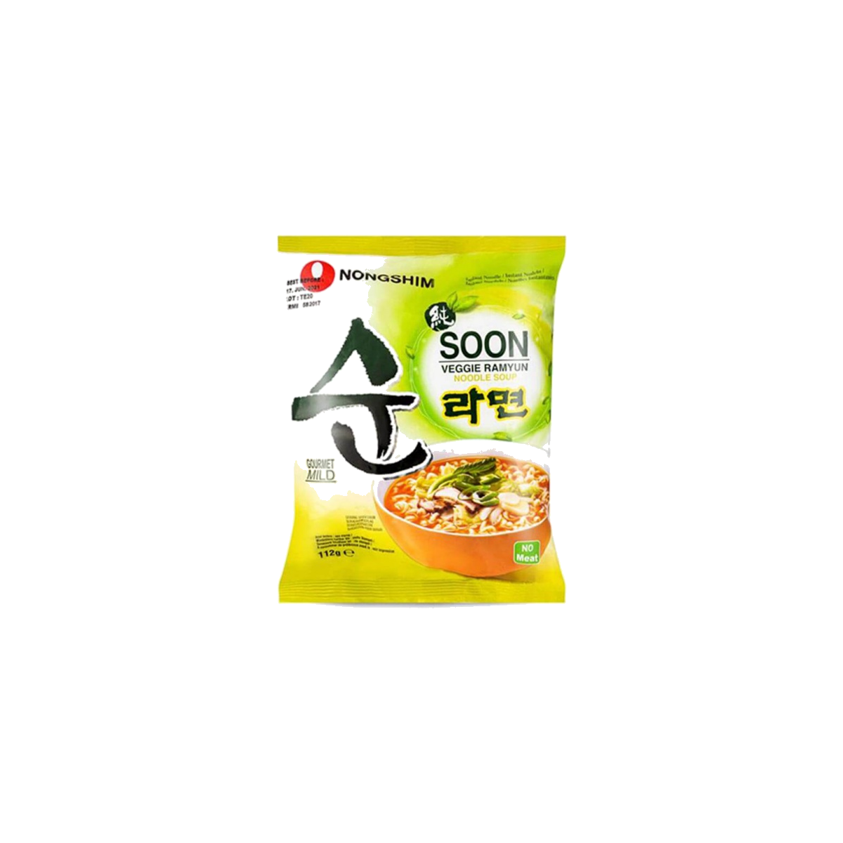 Nong Shim Instantnudeln Veggie Ramyun mild 112g