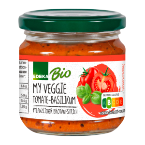 Bio EDEKA My вегетарианский веганский намазка томат базилик 180g