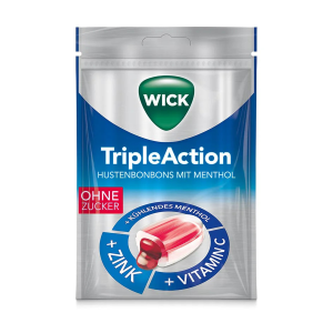 Wick Triple Action ohne Zucker 72g