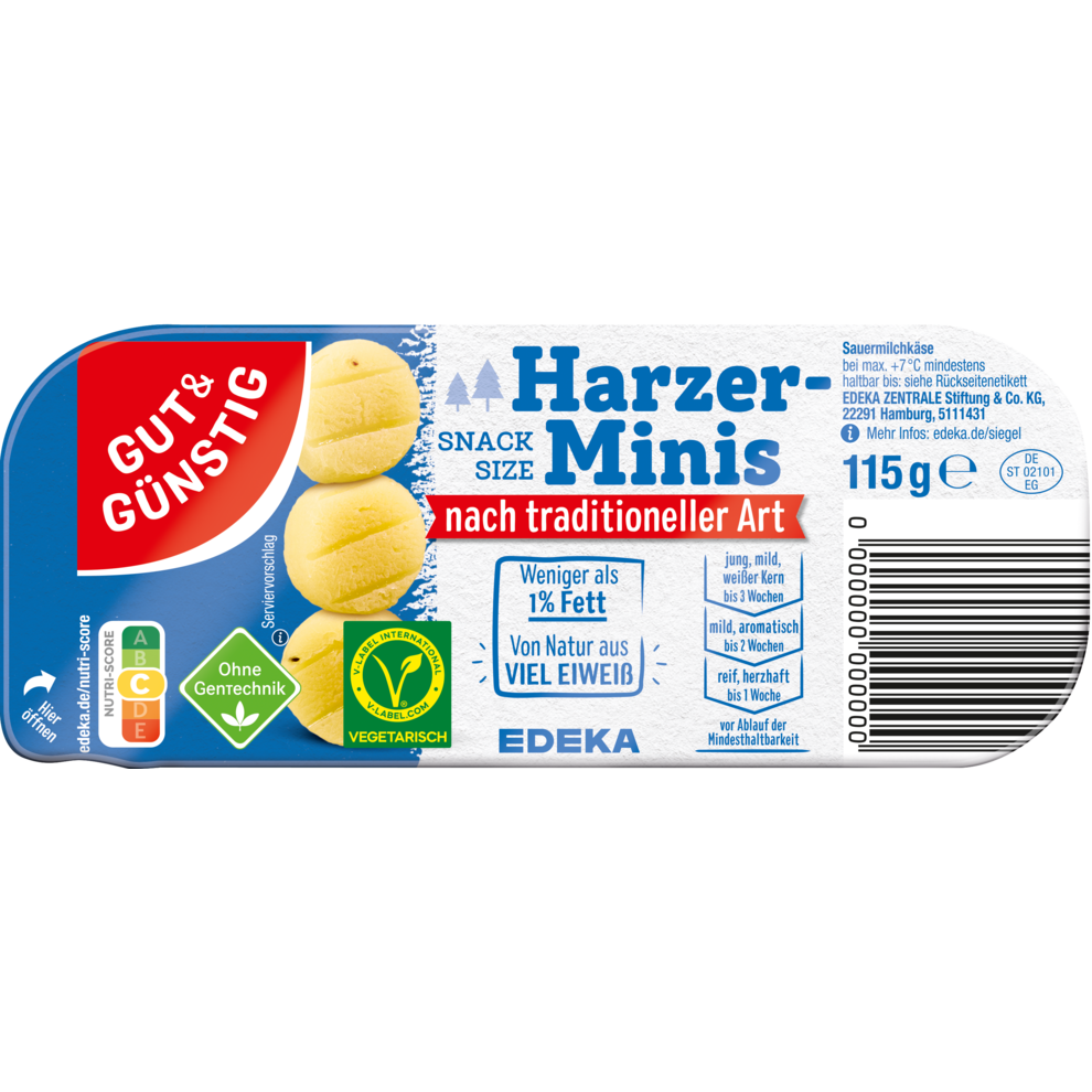 GUT&GÜNSTIG Harzer Minis 115g VLOG