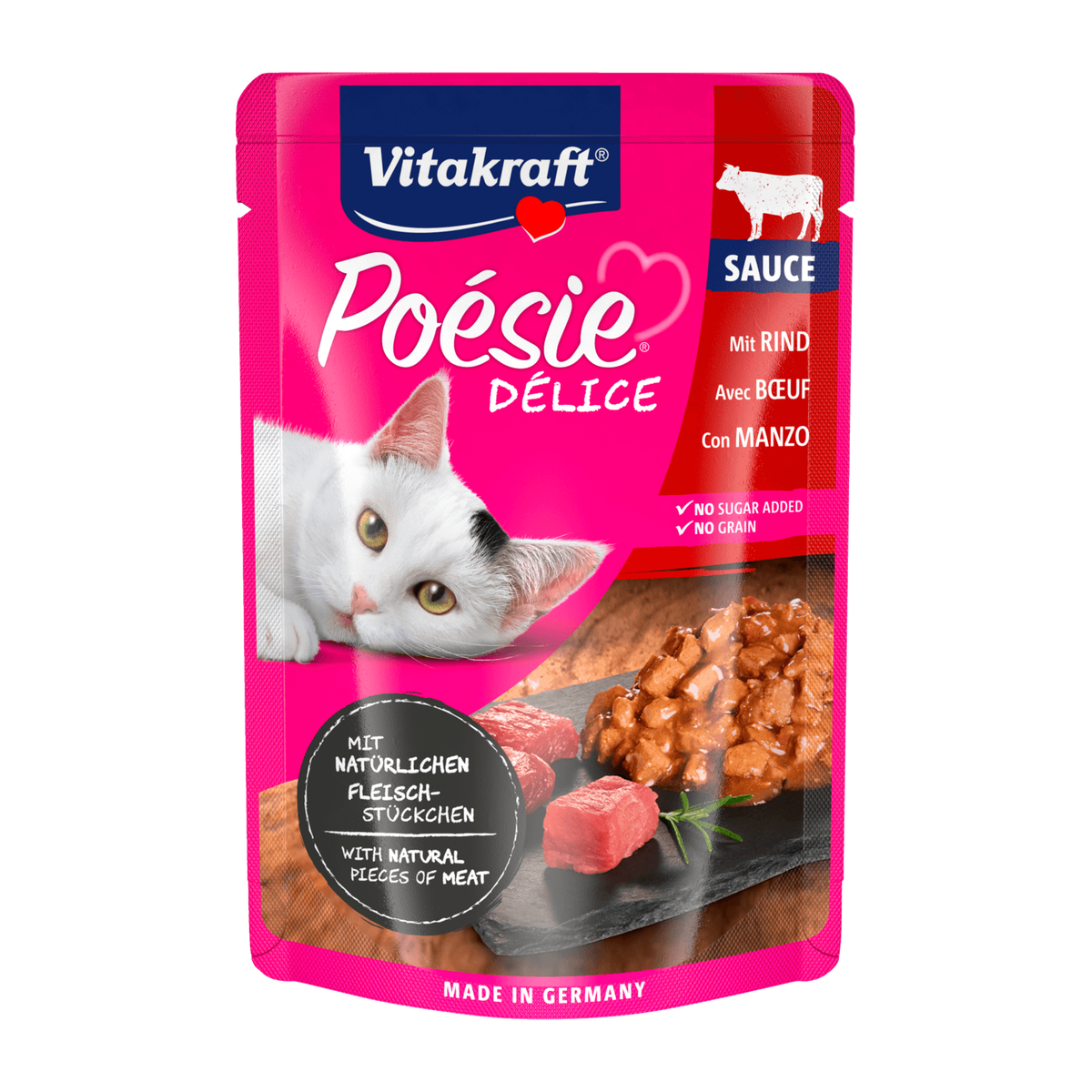 Vitakraft Poesie Delice Herz in Sauce 85g