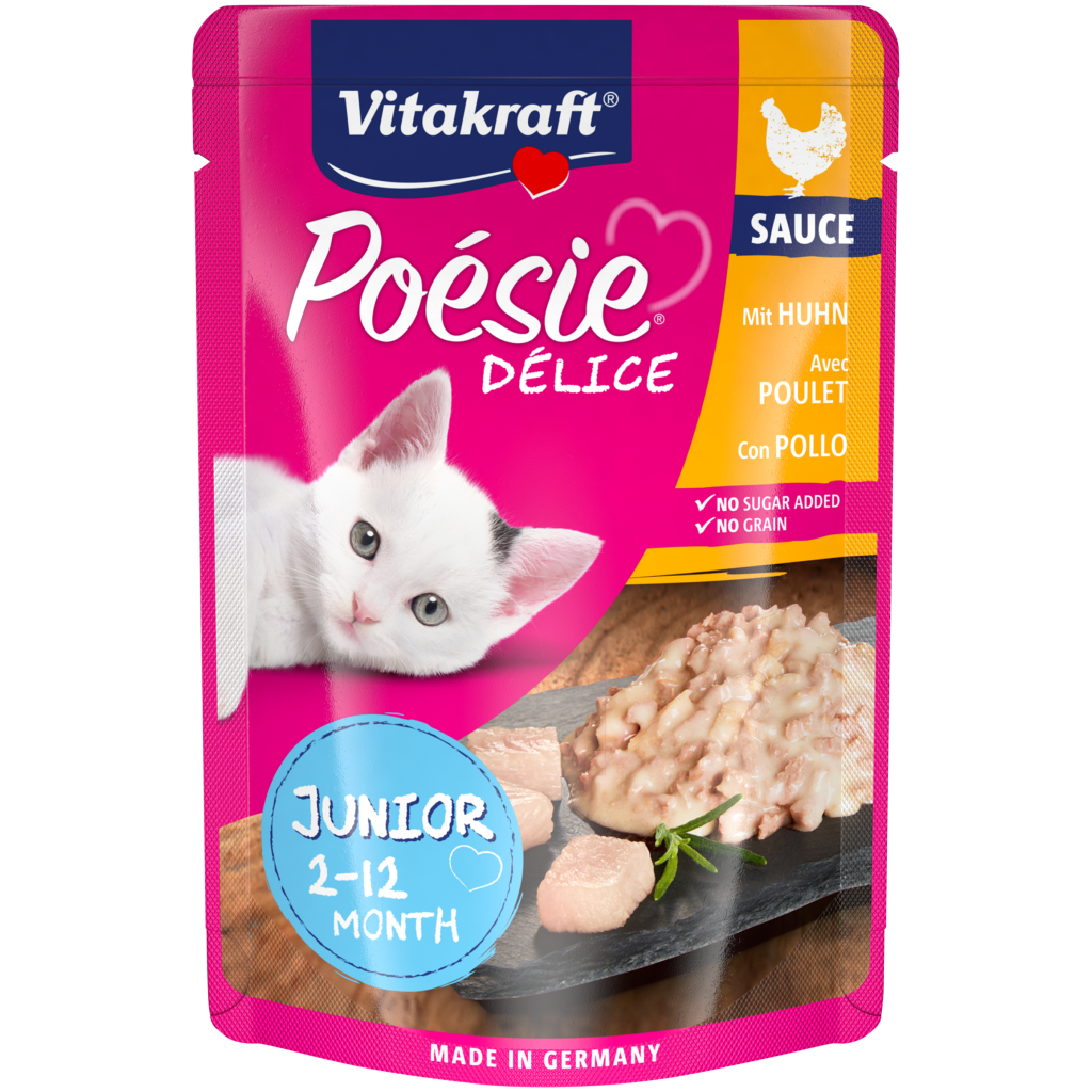 Vitakraft Poesie Delice Junior Huhn in Sauce 85g